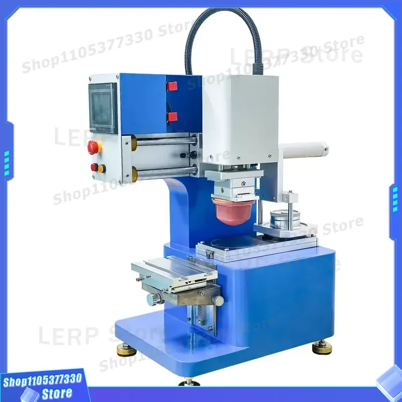 Compact Single Color Pad Printing Machine for Small Desktop Use Manual Ink Transfer Device for Logo Marking on Plastic Metal