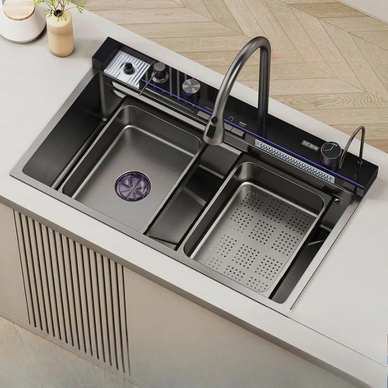 Kitchen Honeycomb 304 Sink Single Sink Digital