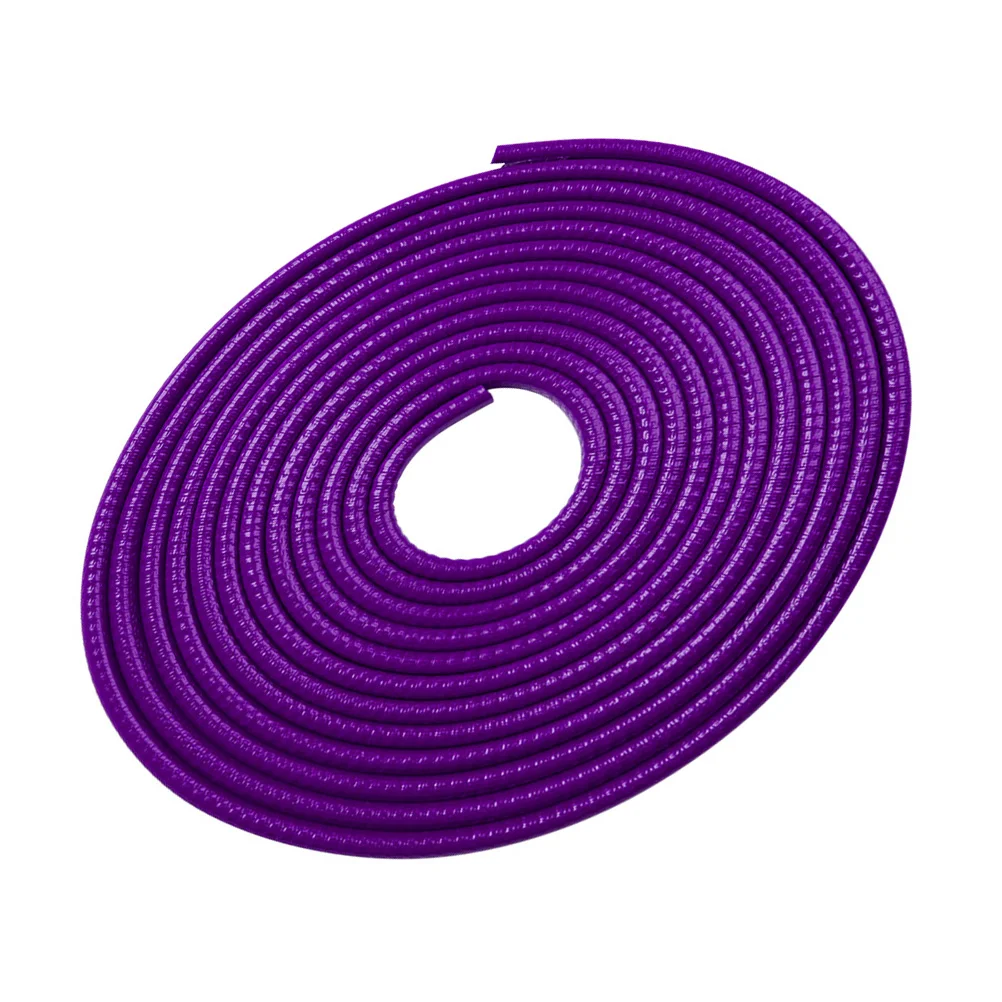 

Car Anti-scratch Strip Trim Door Guards Rubber Seal Strips Garage Tailgate Accessories Purple