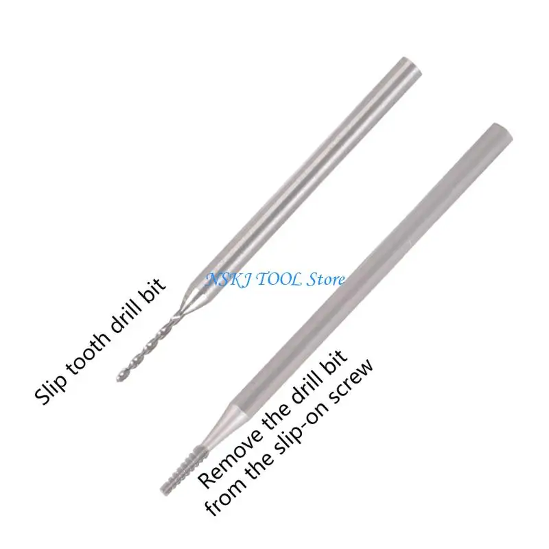 L8RC Heavy Duty Lightweight Screw Removal Tool Drill Bit Work With Electric Grinder