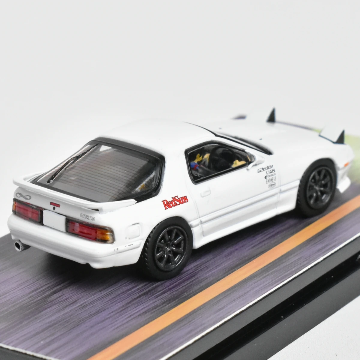 Hobby Japan 1:64 InitialD Mazda RX-7 FC3S Diecast Model Car