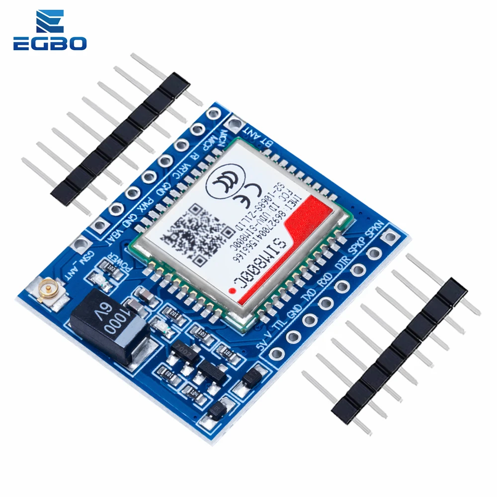 SIM800C GSM GPRS وحدة 5 فولت/3.3 فولت TTL مجلس التنمية IPEX مع بلوتوث و TTS لاردوينو STM32 C51 لاردوينو