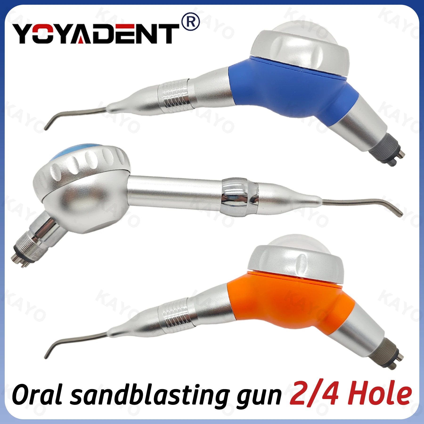 Dental 2/4 Holes Air Prophy Sandblasting Gun Jet Spray Polisher Teeth Whitening Clean Teeth Smoke Stain Removal Polishing Tools