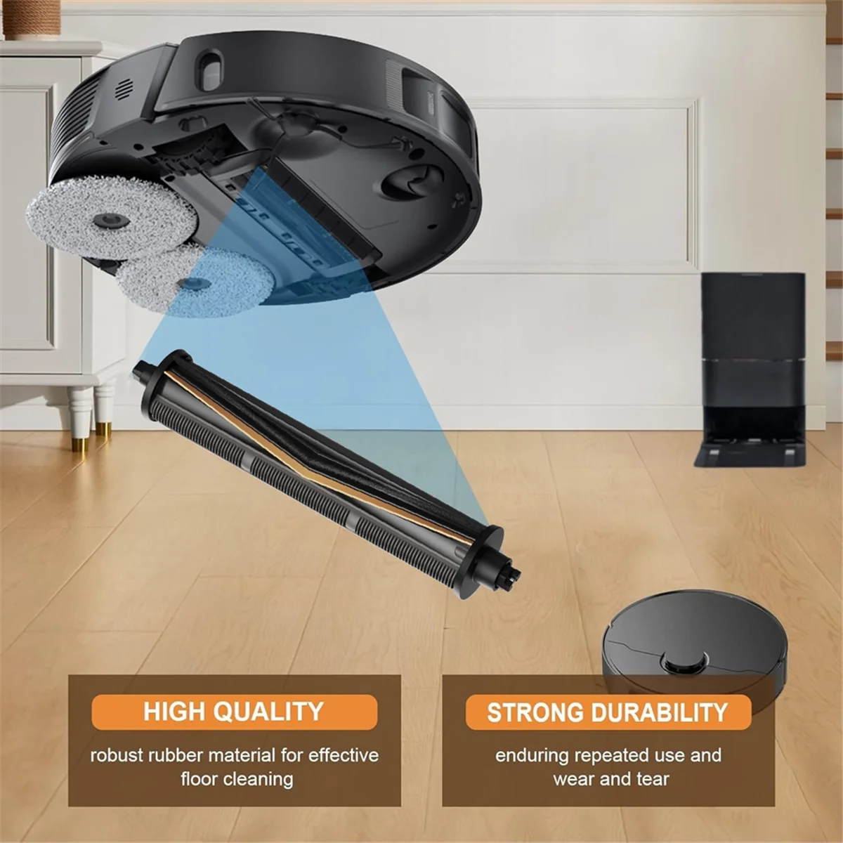 A14G-para X40/X30 Pro/X20 /L10S Ultra/L20 Ultra/L10 Plus cepillo TriCut antipelo cubierta del cepillo principal de vacío