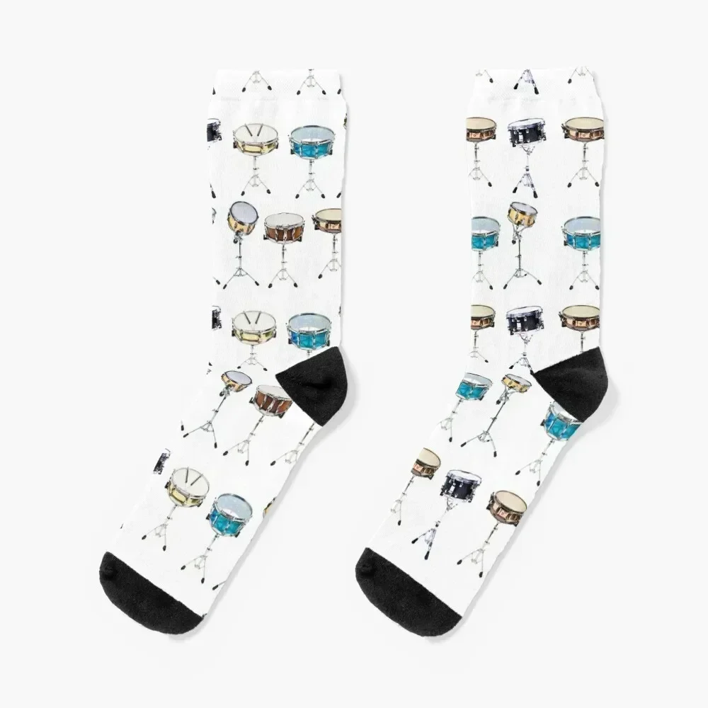 

Drummer Snare Drums Percussion Pattern Socks crazy Men's sports and leisure colored Girl'S Socks Men's