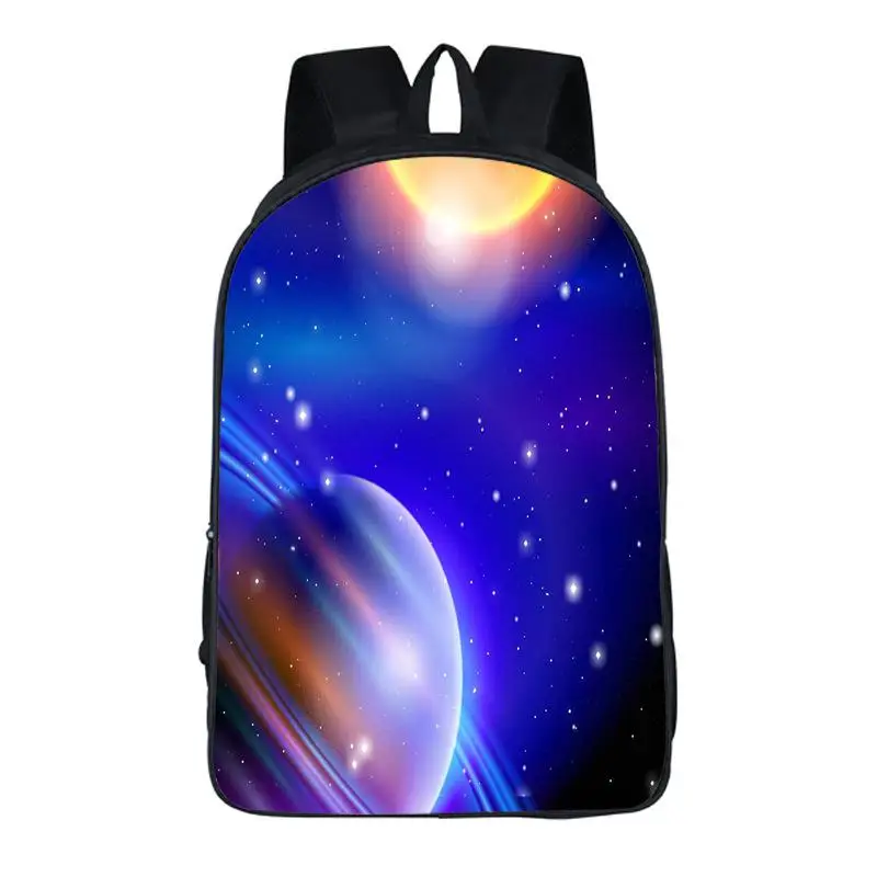 

Space Cosmic Star Print Student Schoolbag Teenager Creative Casual Backpack Woman Men Travel Rucksacks Girls Boys Book Bag