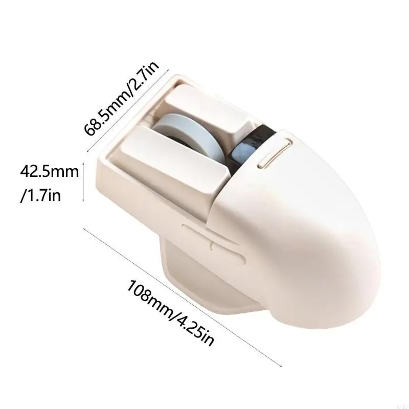 Mouse 3 أوضاع متوافقة مع 3 (النوع C+متوافق مع Bluetooth+2.4 جيجا هرتز) الماوس الماوس المحمول كمبيوتر K1KF
