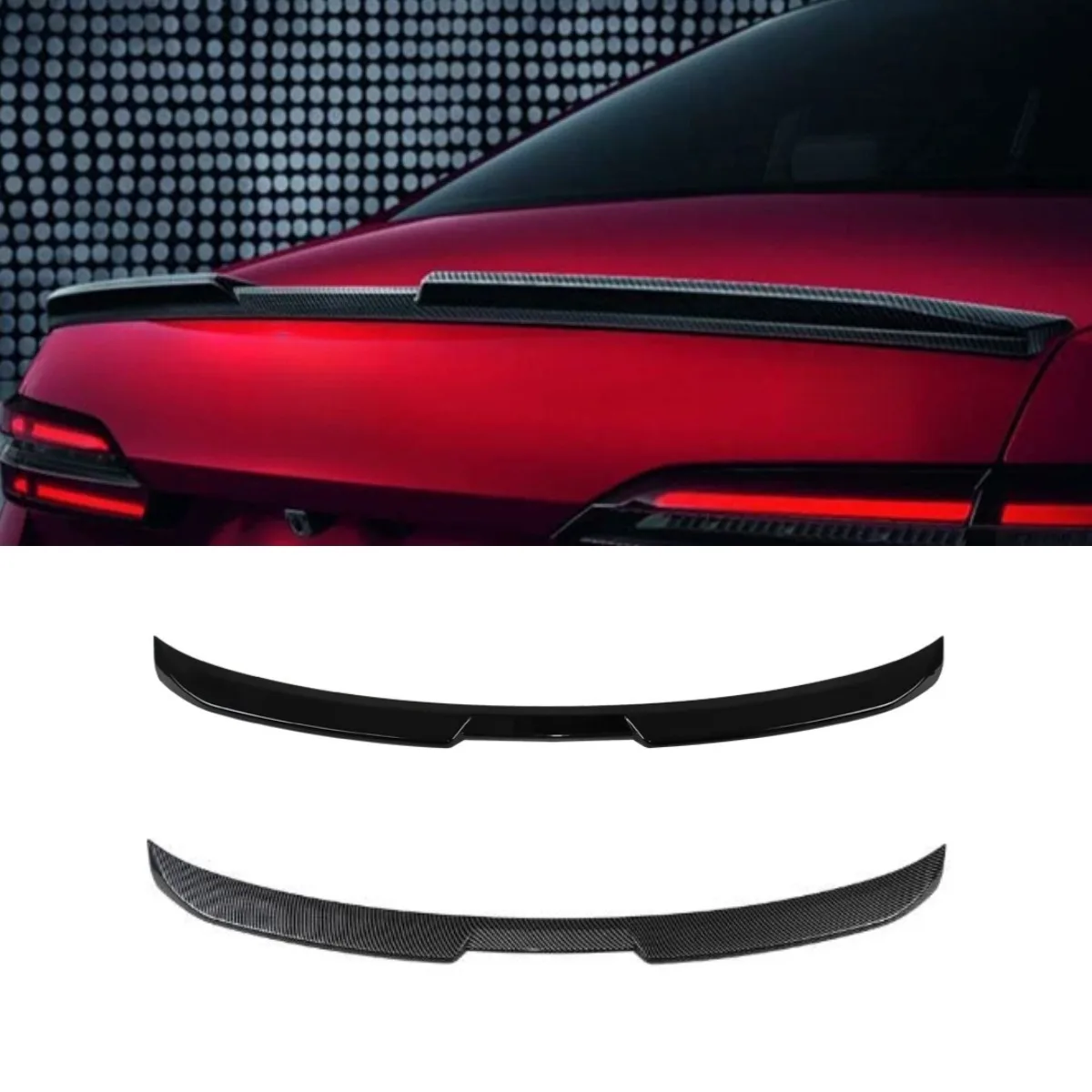 

Задний спойлер багажника автомобиля, спойлер на крыло, задний спойлер, заднее крыло для BMW 5 серии I5 G60 G68 2024, комплект кузова, автомобильные аксессуары