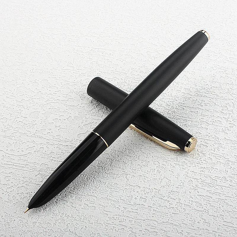 1PC JINHAO 911 F Fountain Pen Matte Black F Nib Stationery Office School Supplies Writing Gift Pen