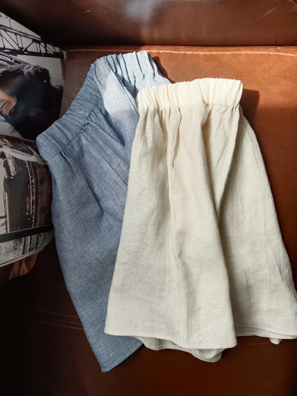 

New Summer High Quality Fashion Commuting Two Color Linen Women'S Shorts
