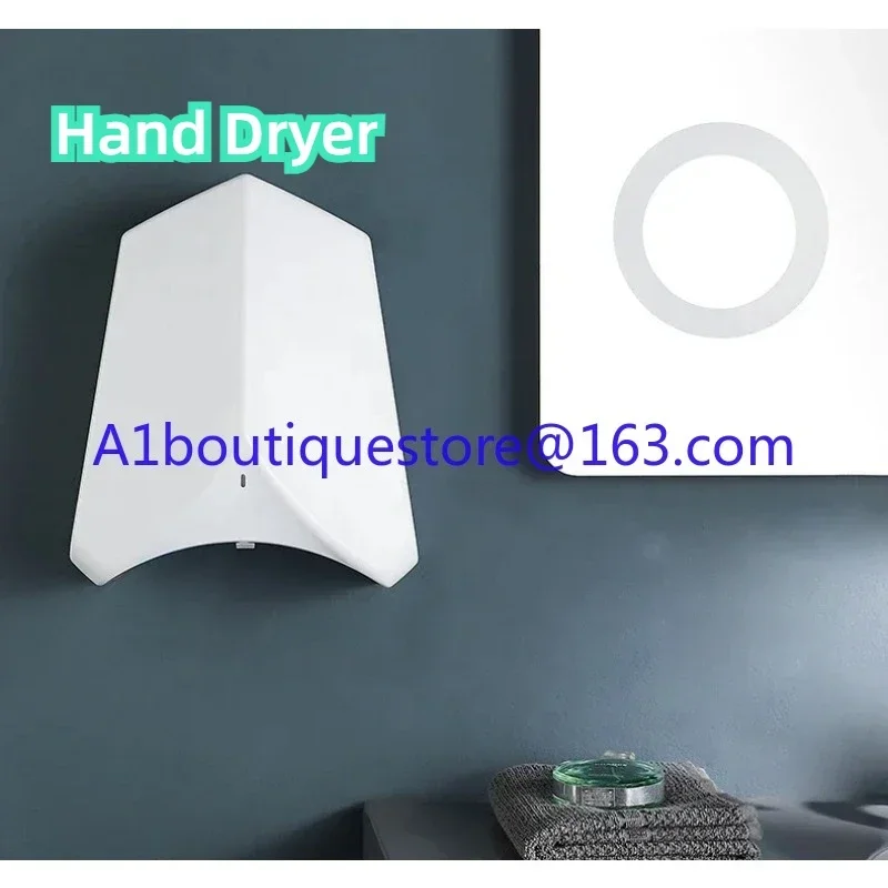 Nuovo Bagno Commerciale Airblade Jet Asciuga Mani Elettrico Automatico In Acciaio Inossidabile Bianco Per Wc HSD-A3890-image