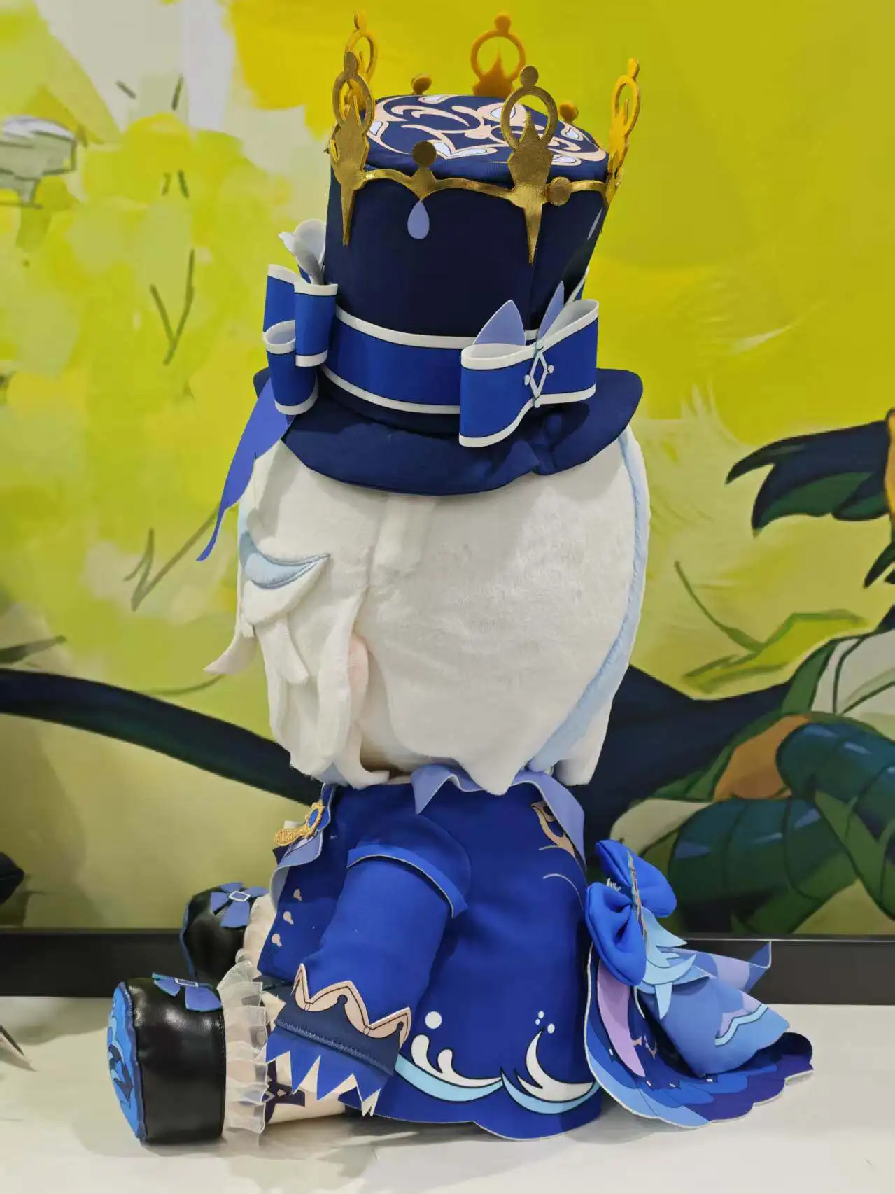 40cm Game Furina Genshin Impact Focalors Sitting Posture Cotton Doll Anime Girl Plushie Cosplay Plush Toys Mascot Birthday Gift