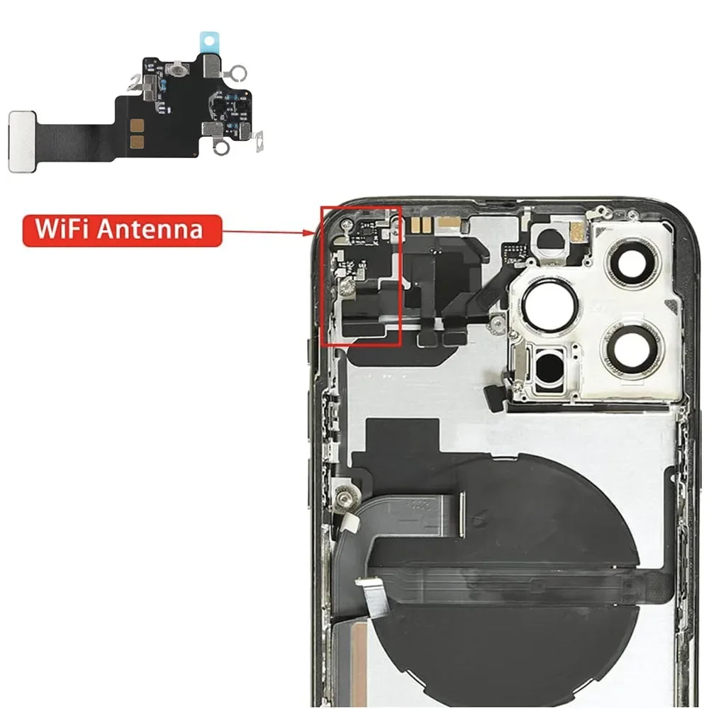 

MNAZ WiFi Antenna Wireless Signal Flex Cable Replacement Part for IPhone 13 Mini Pro Max