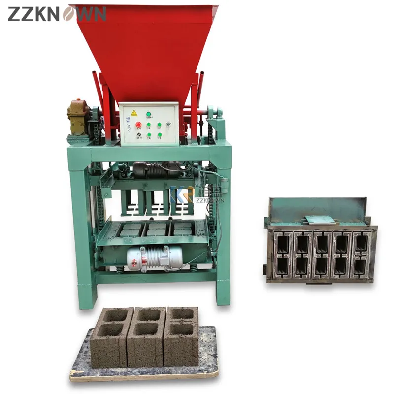 2022 Concrete Cement Brick Making Machinery Clay Brick Making Machine Automatic Block Forming Machine with Hopper