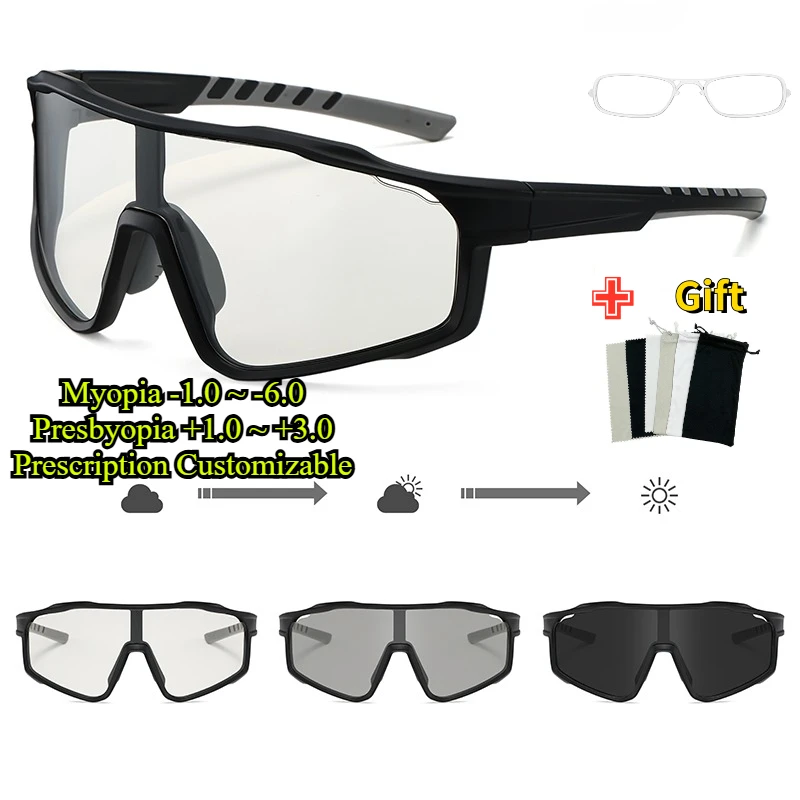 

2025 New Trendy Polarized Unisex Sports Goggles - Cycling/Running Sunglasses with Interchangeable Color Lenses, UV400 Protection