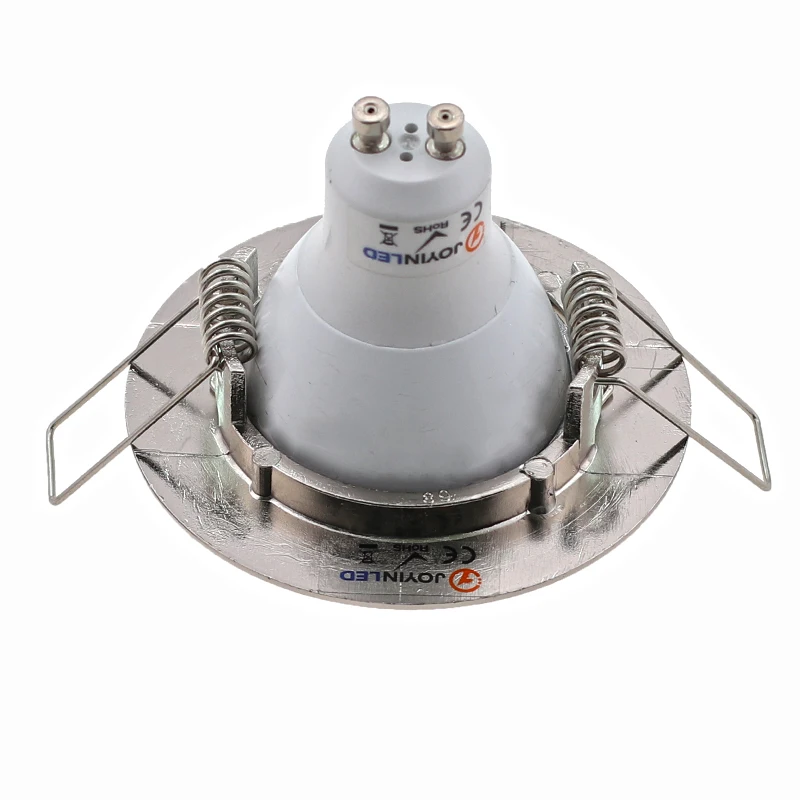 2pcs/lot Factory Sale Surface Mounted LED Spotlight Cutout 70mm Round Fixture Ceiling Frame For GU10 MR16 LED Spot Fitting