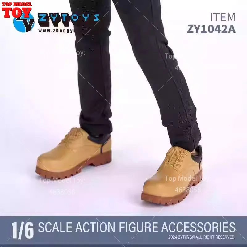 ZYTOYS ZY1031 ZY1042 ZY1043 1/6 Zakelijke Lederen Schoenen Accessoire Model Fit 12 '' Mannelijke Soldaat Action Figure Body Poppen speelgoed