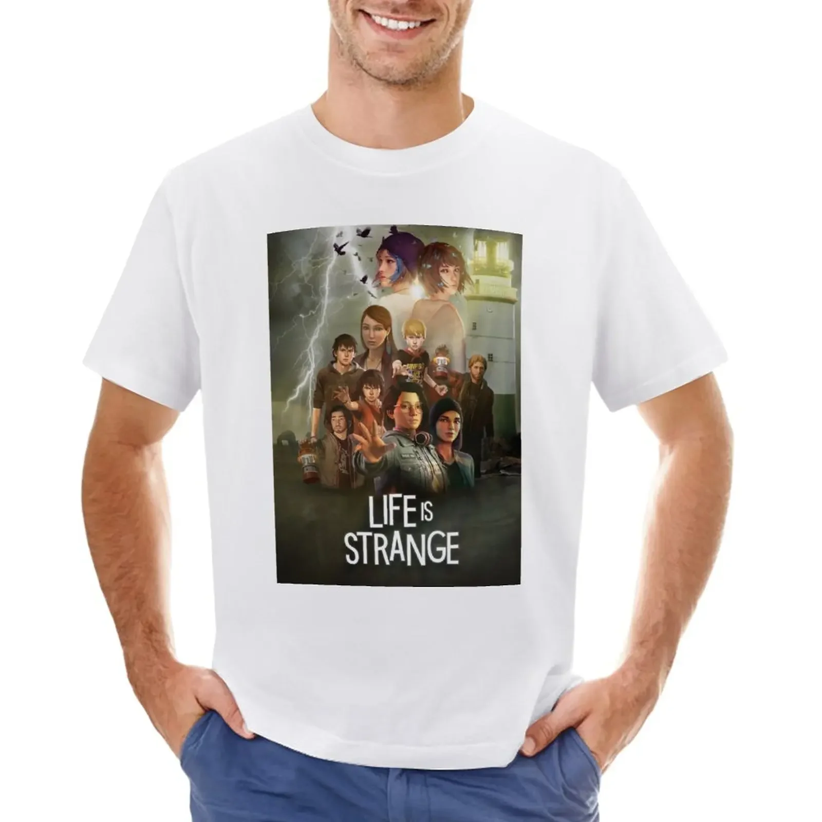 Life Is Strange Movie Poster T-Shirt Blouse korean fashion boys whites mens graphic t-shirts big and tall