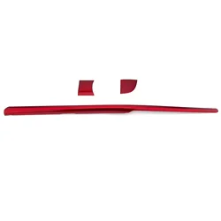 Red Dashboard Trim Stripe Interior Middle Instrument Panel Decorative Cover For Kia Morning Picanto 2021-2023