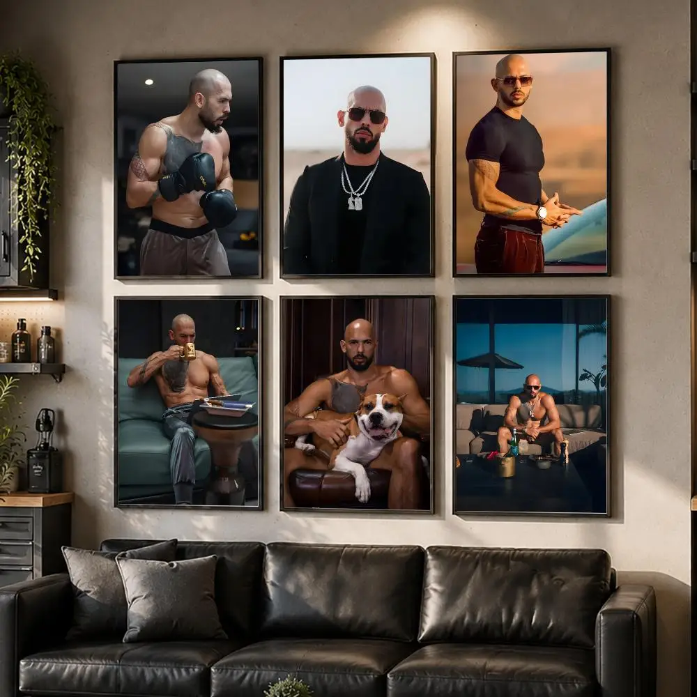 Kickboxer A-Andrew Tate Poster HD Waterproof Self-Adhesive Wall Art – Multi-Scene Use Top Gift Pick