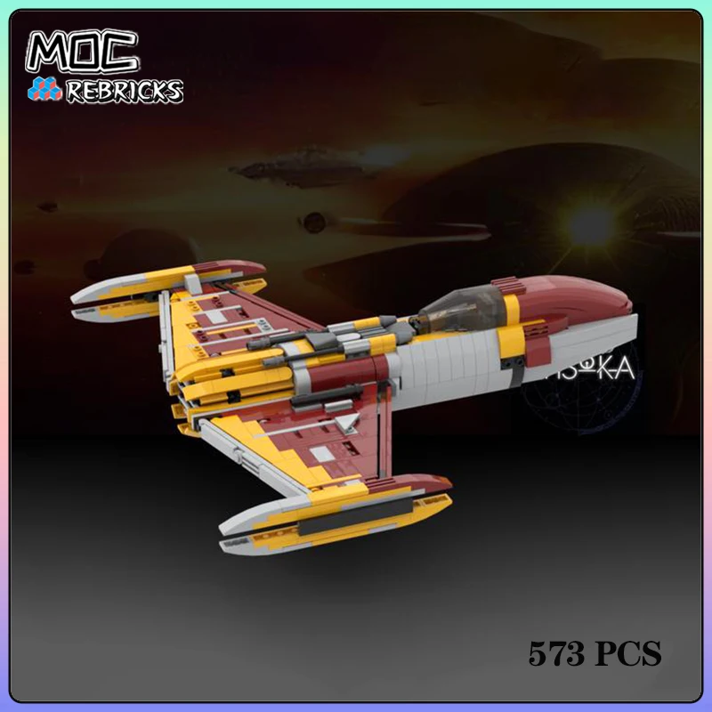 

Space War MOC New Type Interstellar Fighters Building Block DIY Assemble Show Model Sets Children Toys Festival Gifts