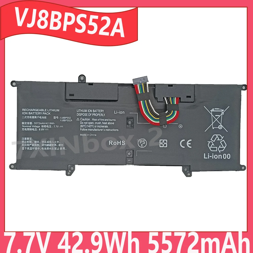 

VJ8BPS52A VJ8BPS52 7,7 В 42,9 Втч 5572 мАч Аккумулятор для ноутбука Sony VAIO VJS132C0411B VJS132C0811S S13 S11 SX14 SX14 VJS122X0411S