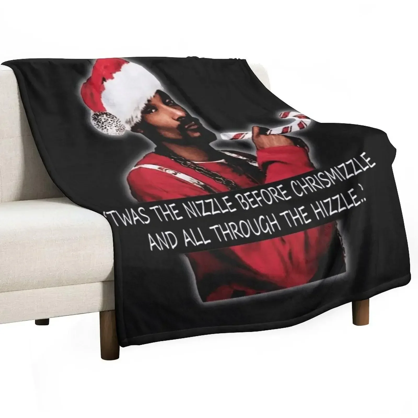 Twas the nizzle before chrismizzle and all through the hizzle.. Classic Throw Blanket Retros Moving Blankets