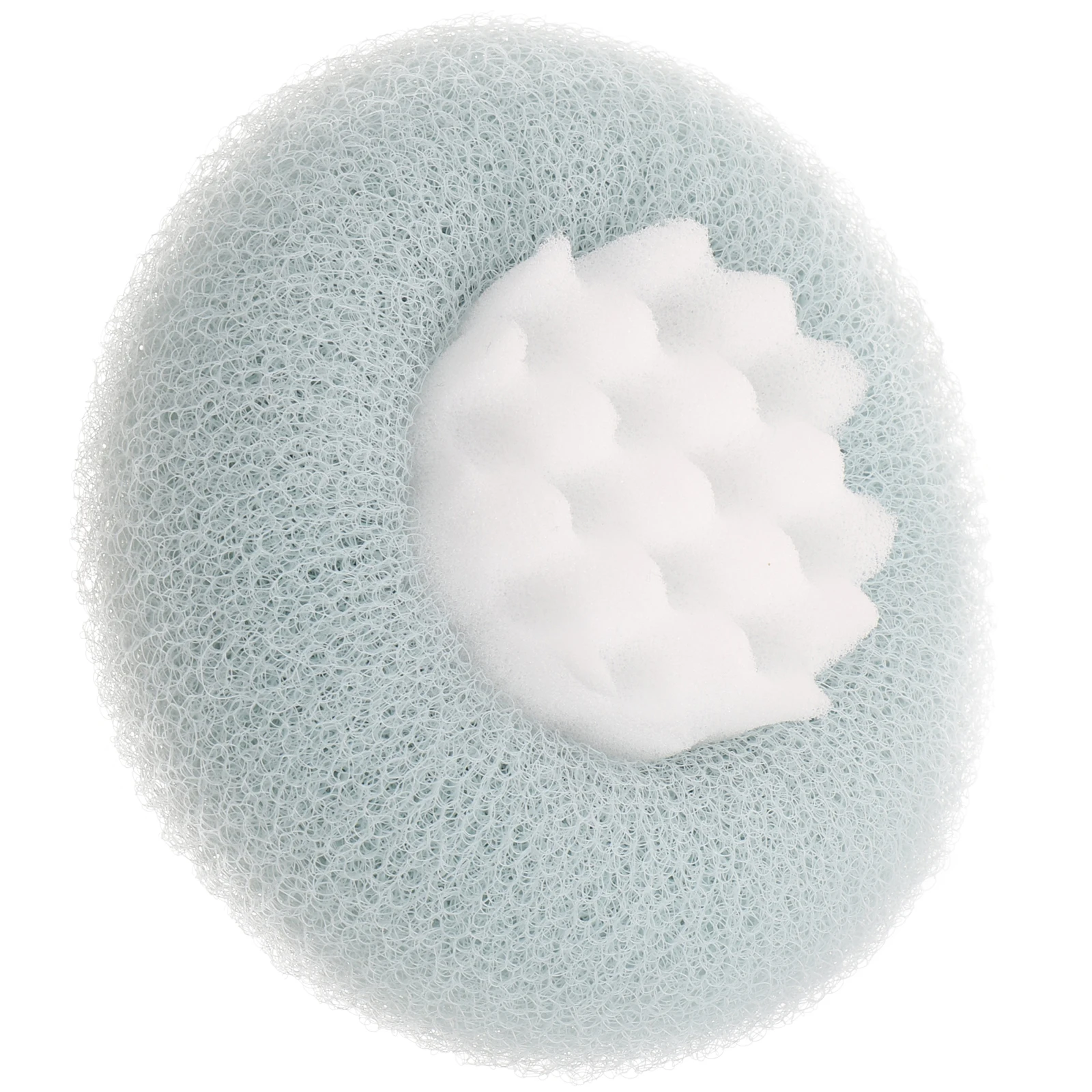 

Suction Cup Bath Ball Sponge Shower Brush Bathing Skin Scrubber Body Exfoliating Loofah Clean Any Part Lightweight Portable Use