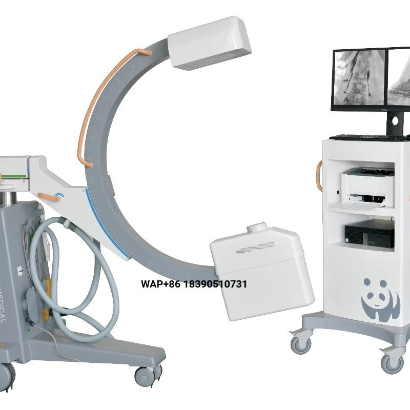 C-arm with flat plate 5KW for radiography and fluoroscopes with remote control