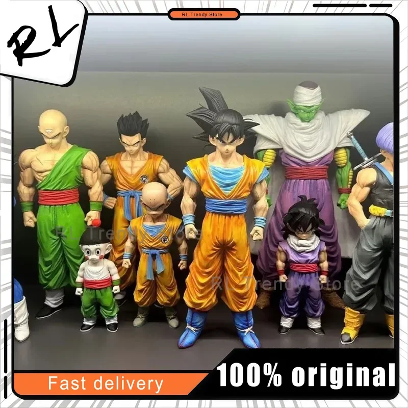 Ensemble de guerriers Dragon Ball Z Infinite Z, 9 pièces, figurines GK Goku Gohan végéta Piccolo Torankusu, jouet tendance, modèle de Statue, décoration cadeau