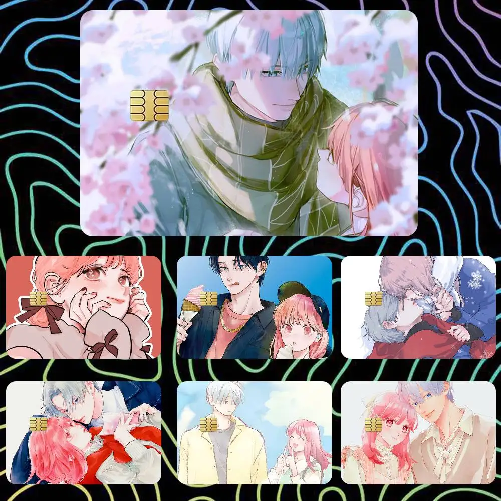 Наклейка-пленка Charm Anime A Sign of Affection Yuki Itsuomi для кредитных и дебетовых карт, водонепроницаемые стикеры