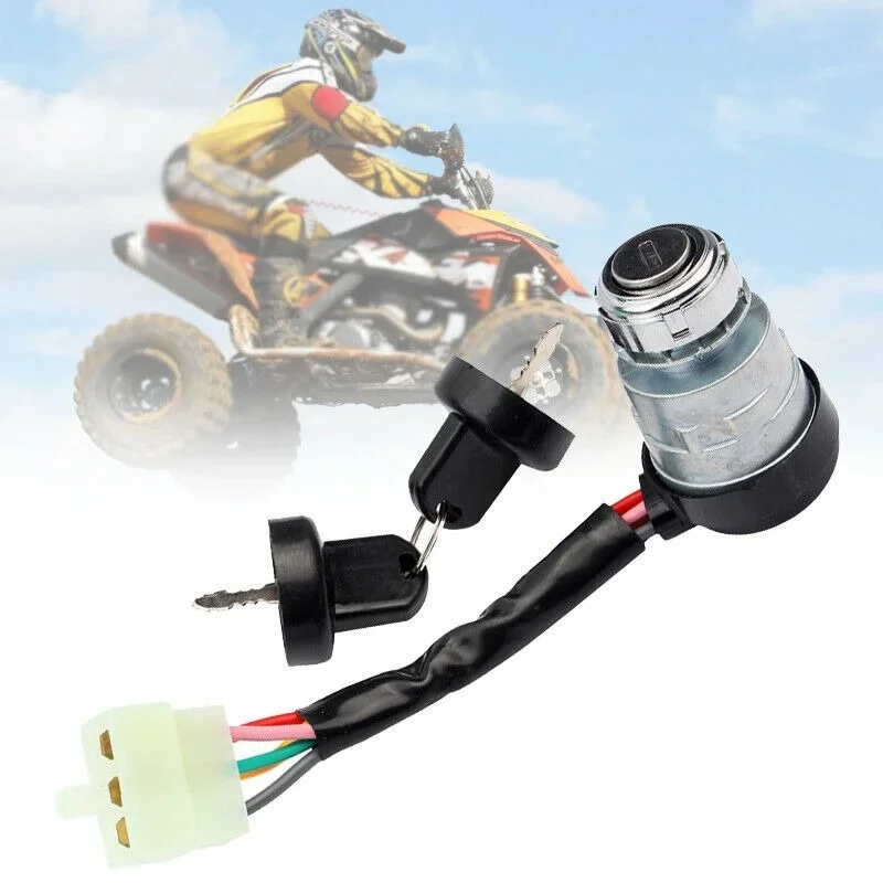 ATV Motorcycle Ignition Keys Switch Lock Set For 4 Stroke 50cc 110cc 125cc 150cc 1pcs