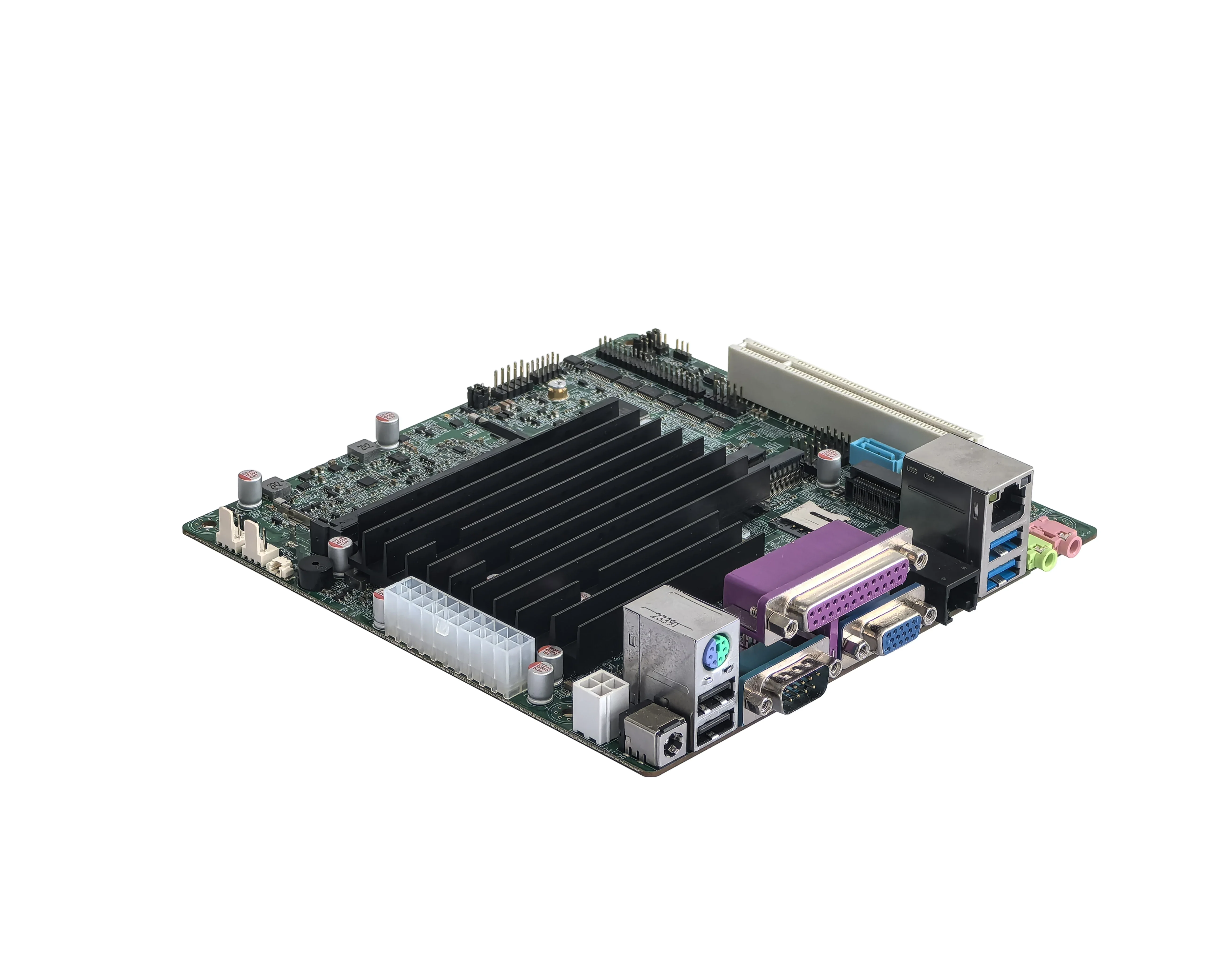 لوحة أم ELSKY Elkhart LakeK J6412 جيجابت شبكة J45/RJ11 LAN DDR4 16GB M.2 512GB WI1FI LPT PCI OS WIN10 لوحة أم صغيرة