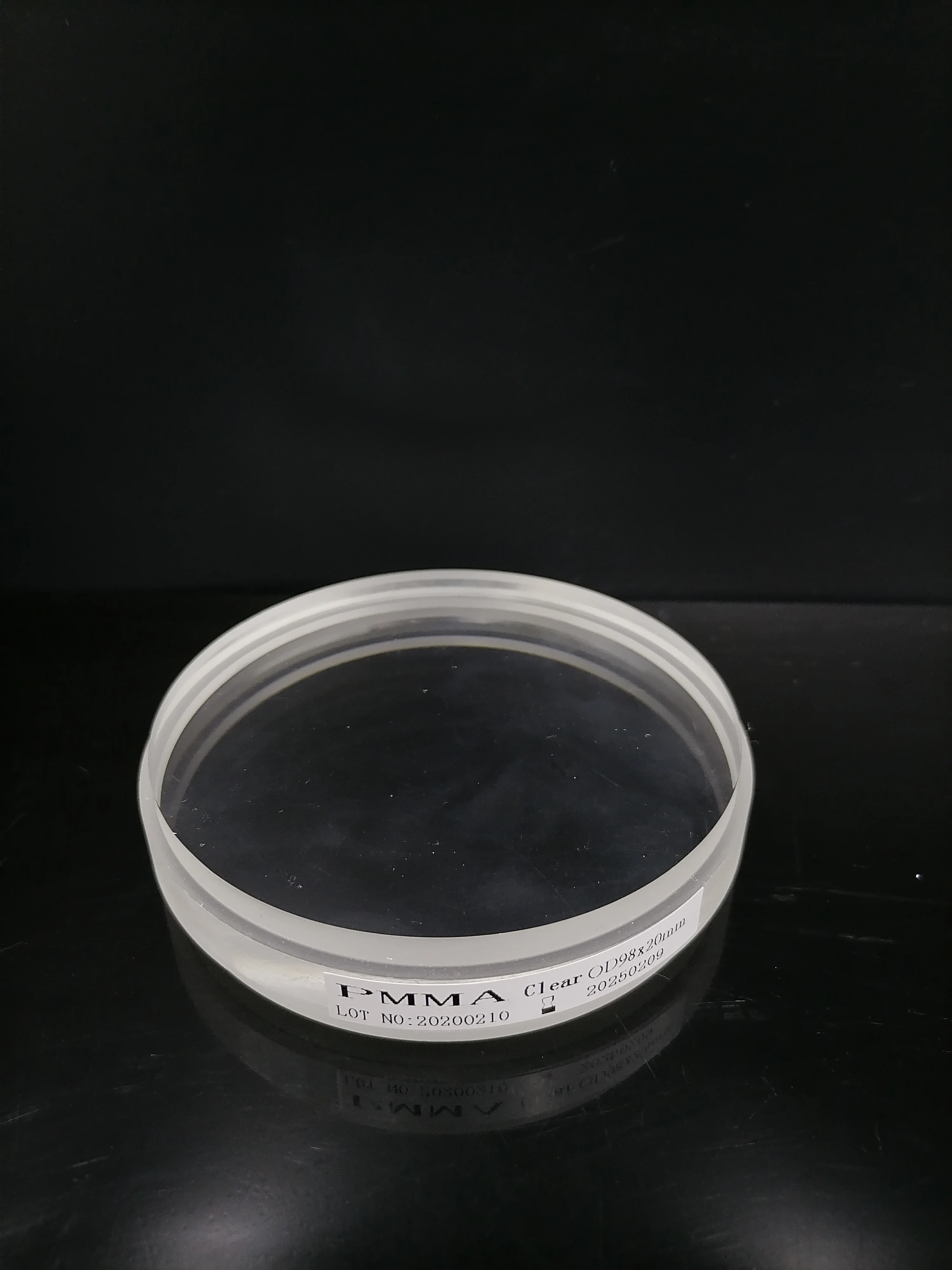 98mm Clear PMMA Monolayer Dental CAD CAM Disc Transparent Resin Material for Denture Temporary Crown Bridge