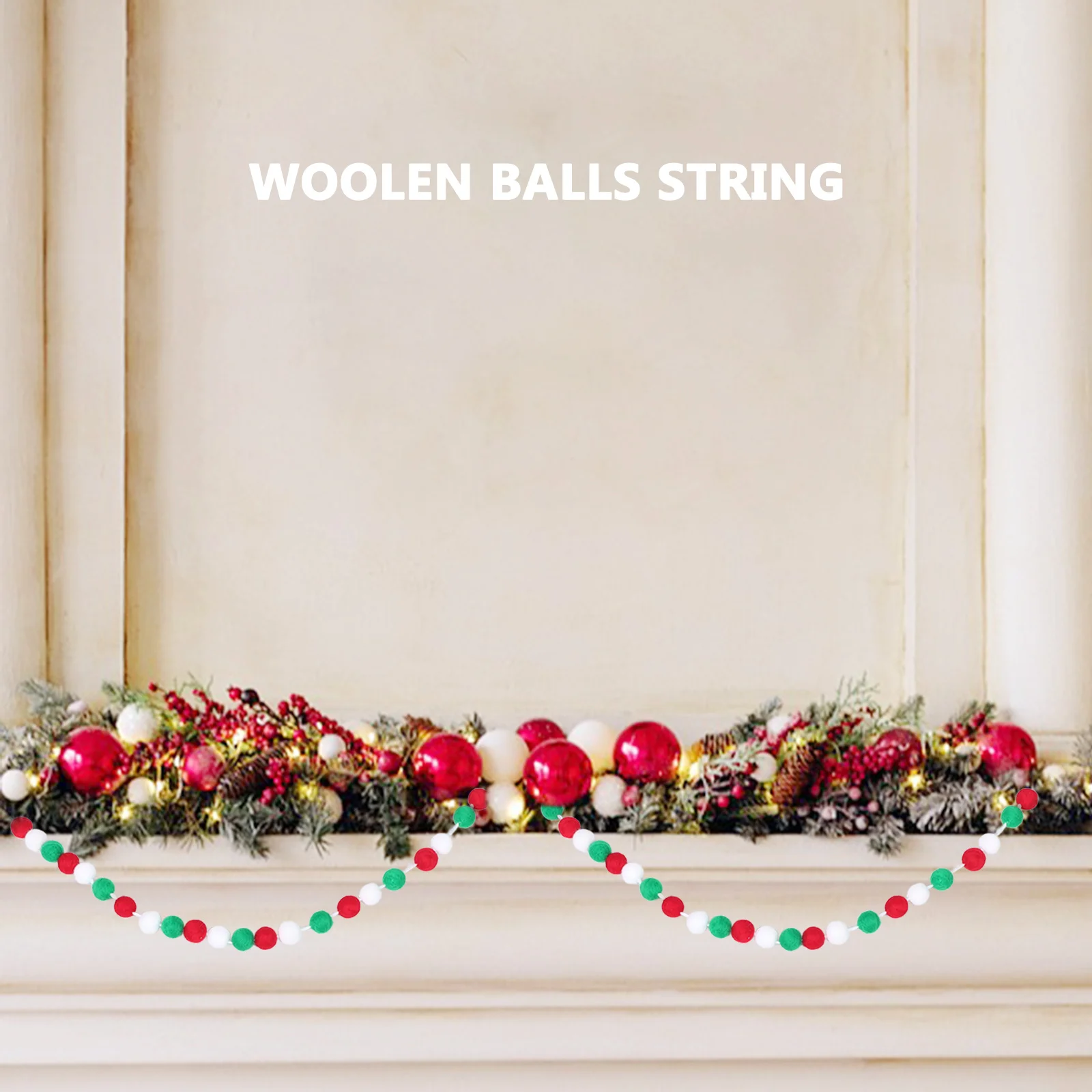 

Colorful Ball Garland Hanging Decoration Rainbow Ball Garland for Wedding Birthday Party Celebration Theme Party Setup