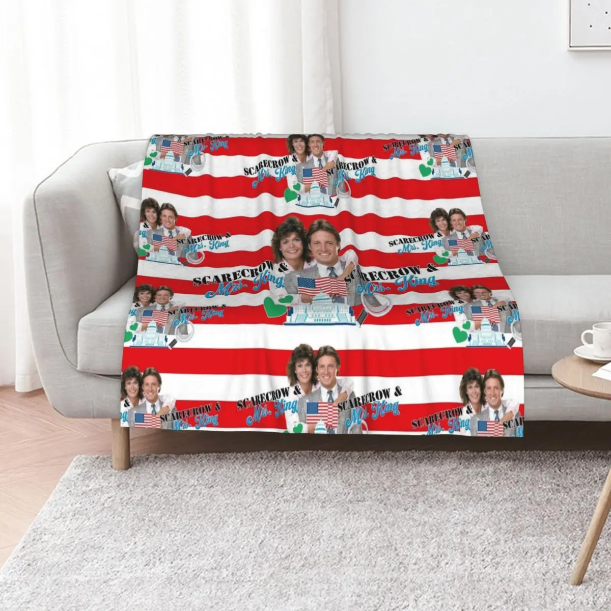 

Good entertainment with Scarecrow and Mrs King, the popular agent with a heart as an exciting series from the 80s, Throw Blanket