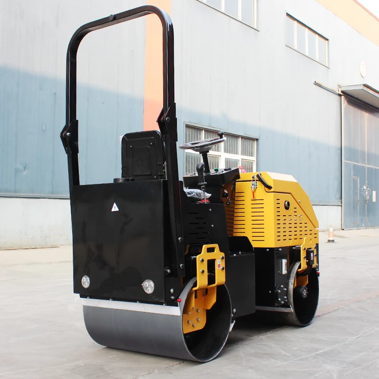 سعر المصنع CE معتمد طبل مزدوج أسطوانة الطريق 1500 كجم أسطوانة ضاغطة الأسفلت أسطوانة اهتزازية صغيرة