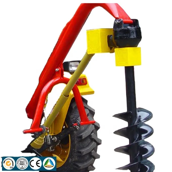 tractor rear hole digger, post hole digger