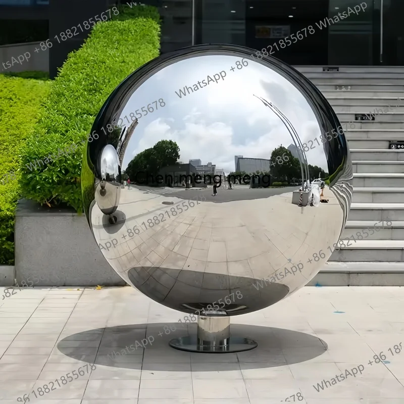 

stainless steel large spheres with diameters ranging 40cm to 120cm, mirror-polished, home, outdoor garden decoration