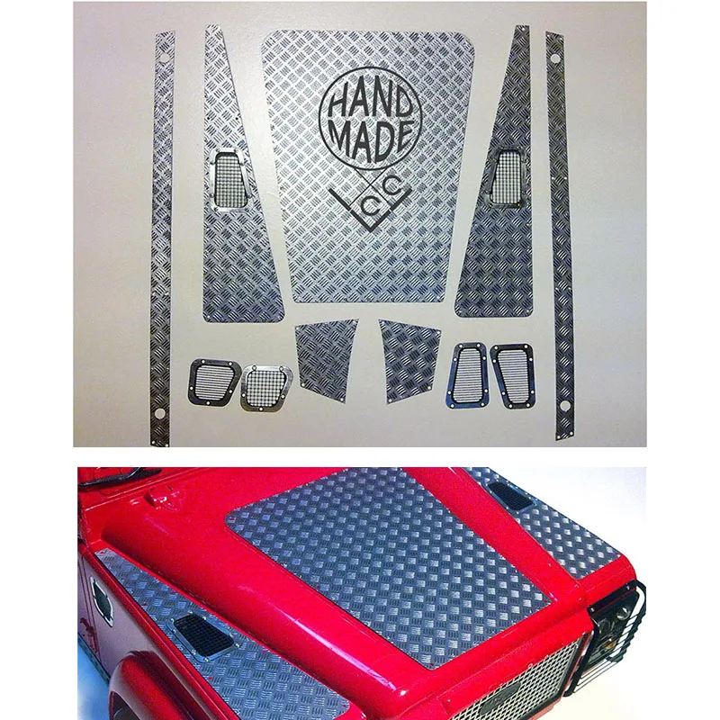

Metal Skid Diamond Plate for 1/10 D90 Crawler Car Model Toy Toys for Adult Spare Parts TH20770-SMT9