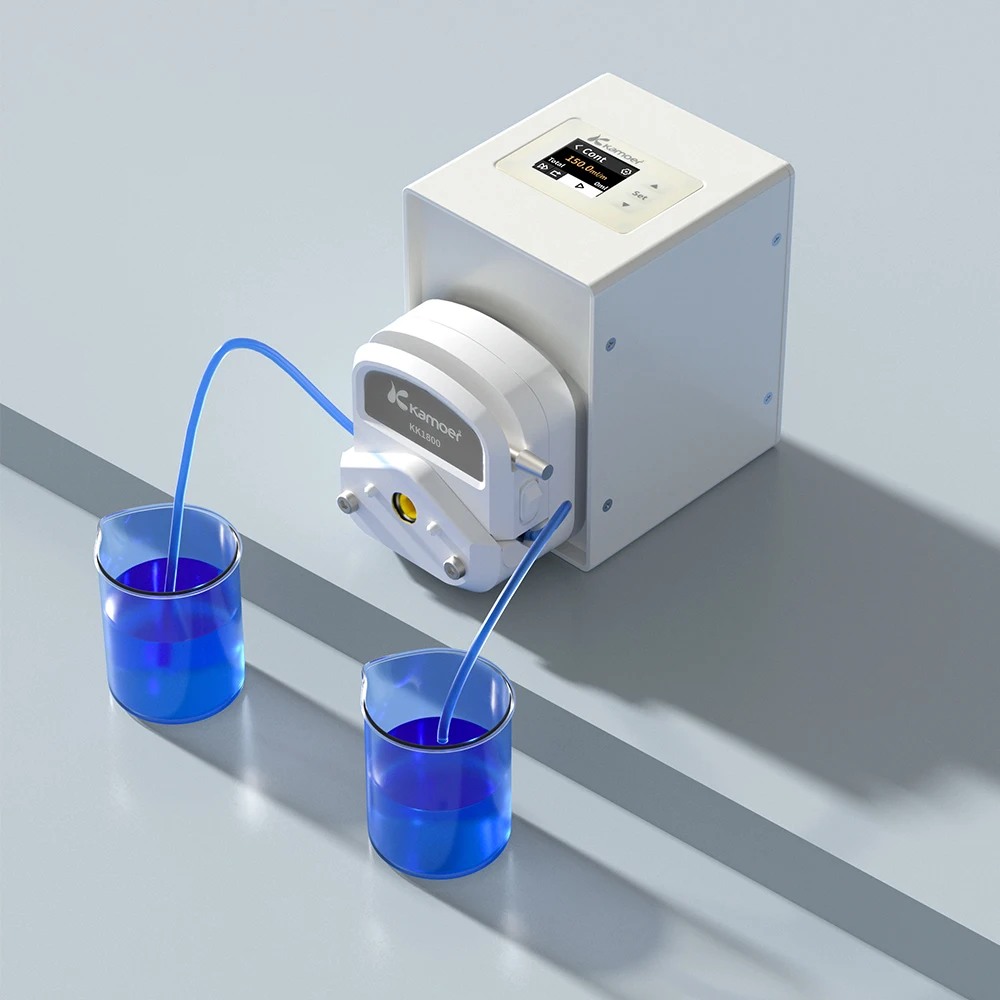Kamoer BT100K Peristaltic Pump 24V 650ml/min Adjustable Dosing Pump for Industrial Lab Fluid Transfer with Closed-loop Motor