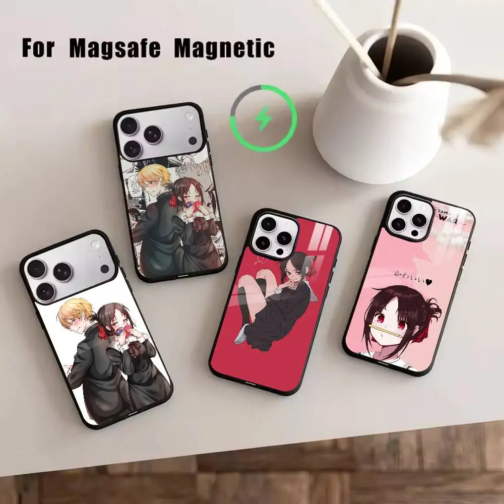 

Love Kaguya-sama Phone Case For iPhone17,16,15,14,13,12,11 Plus,Pro Magnetic with Magsafe Wireless Charging