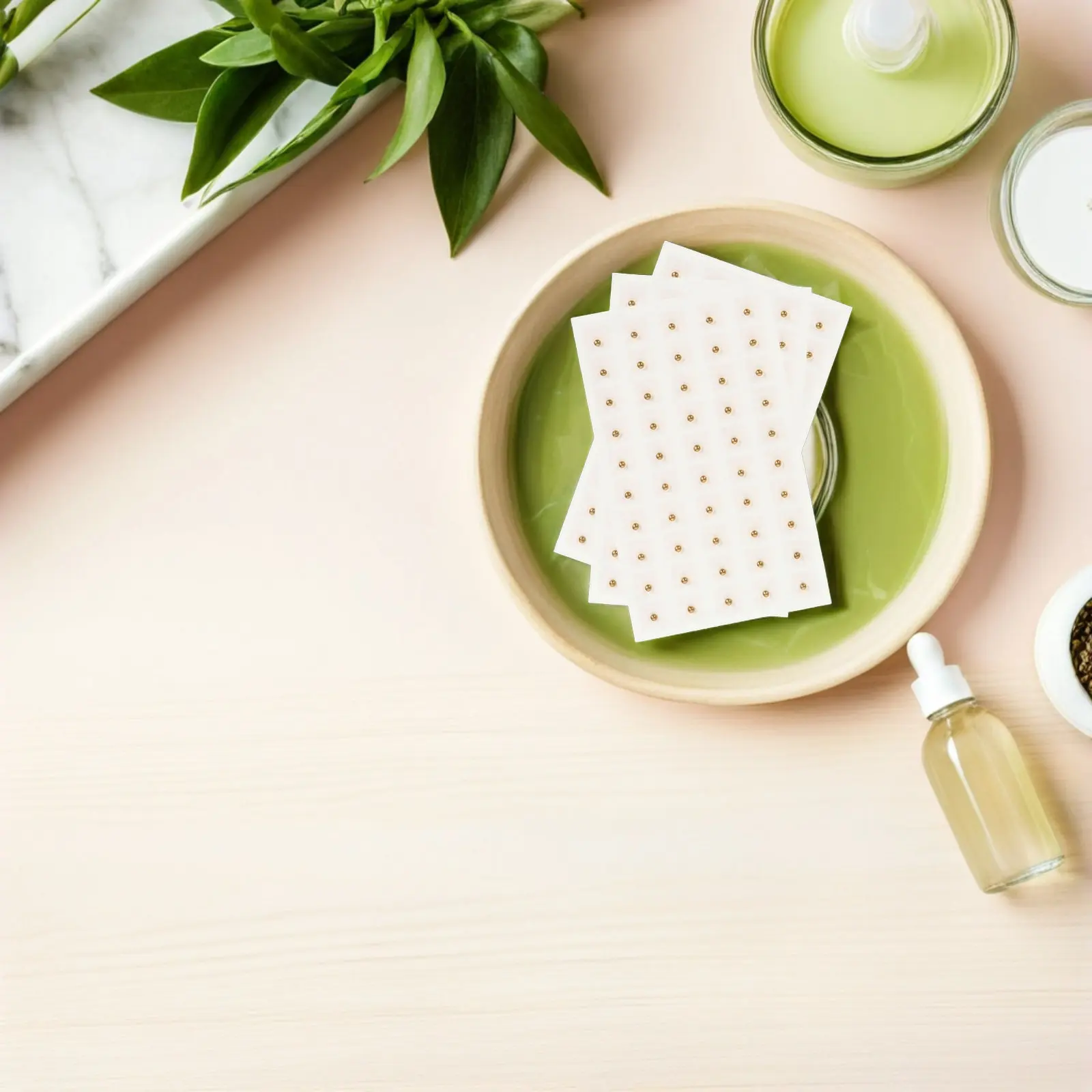 

3 набора наклеек для акупрессуры ушей: маленькие, изящные, портативные стимулирующие патчи для аурикулярной терапии и ухода за собой