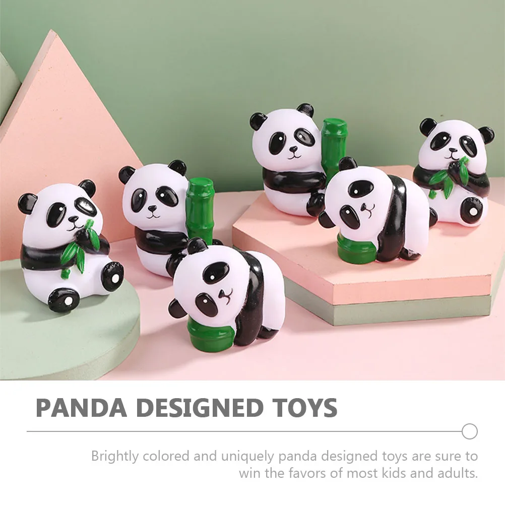

3pcs Panda Eye Stretchy Toys Cartoon Squeeze Compact Fidget Kids Party Favors Anxiety Fun Animal Toys Brightly