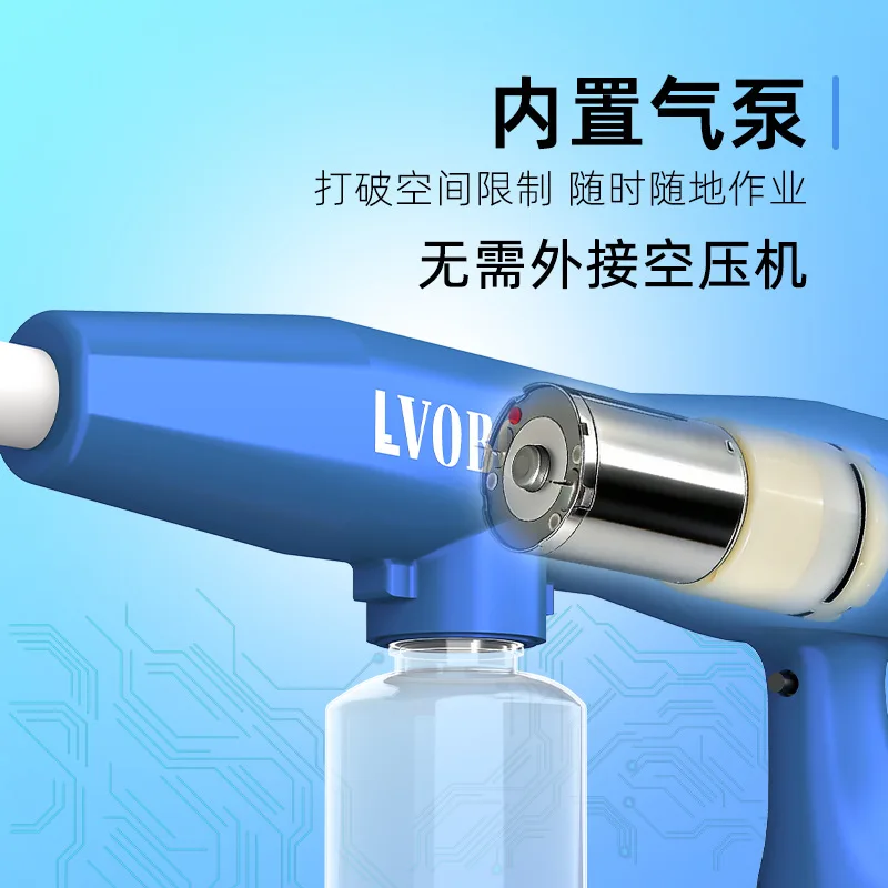 Flocking Small Spraying Machine Electrostatic Plastic Spray Gun Multifunctional Plastic Sprayer Patch Sampling Color Change Gun