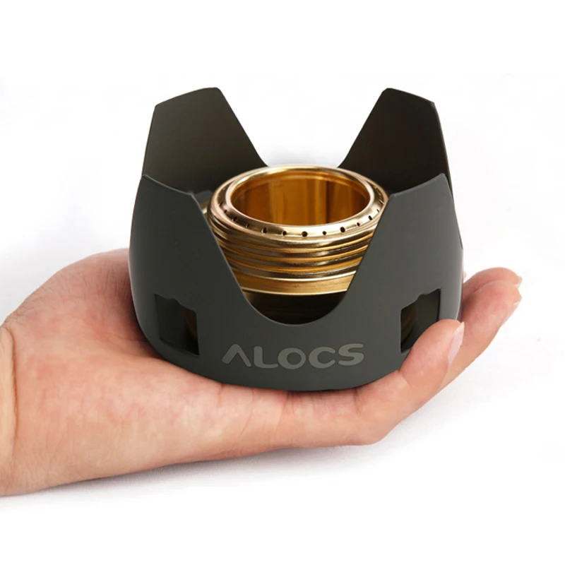 Alocs Ultralight Portable Alcohol Stove for Camping Outdoor Cooking