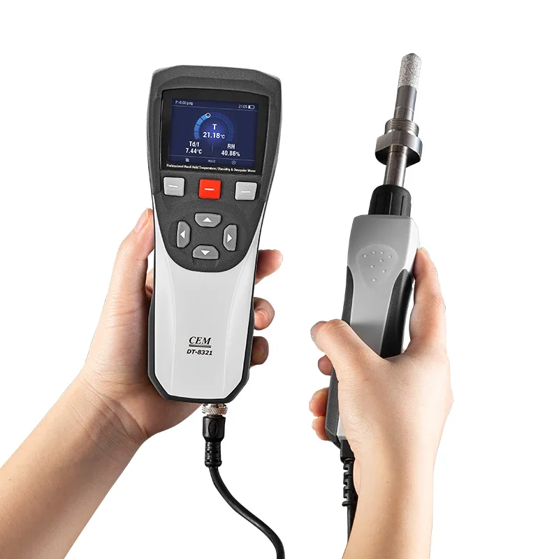 q DT-8321 Handheld datalogging Dauwpuntmeter voor toepassingen voor spotcontrole