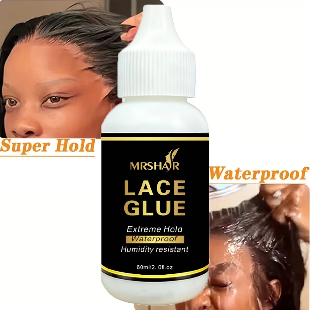 

Клей для кружевных париков 60 мл/2 жидких унции, экстрасильная фиксация, водостойкий, для кружевных фронтальных и полноразмерных париков, долговременная фиксация (1/2/3 шт.)