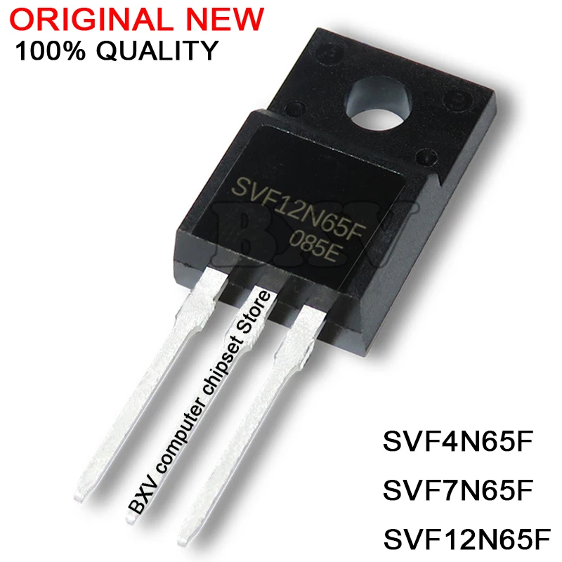 10 sztuk SVF4N65F TO-220F 4 n65f SVD4N65F TO220 SVF4N65 650V 4A SVF7N65F SVF7N65 SVF12N65F SVF12N65