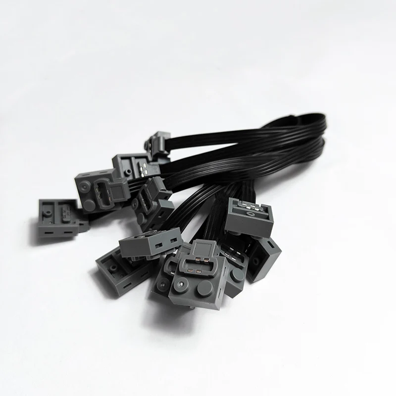 Nuevo juego de luces LED técnicas 8870 piezas de componentes de potencia para bloques de construcción MOC para modificación automática 8883 8886